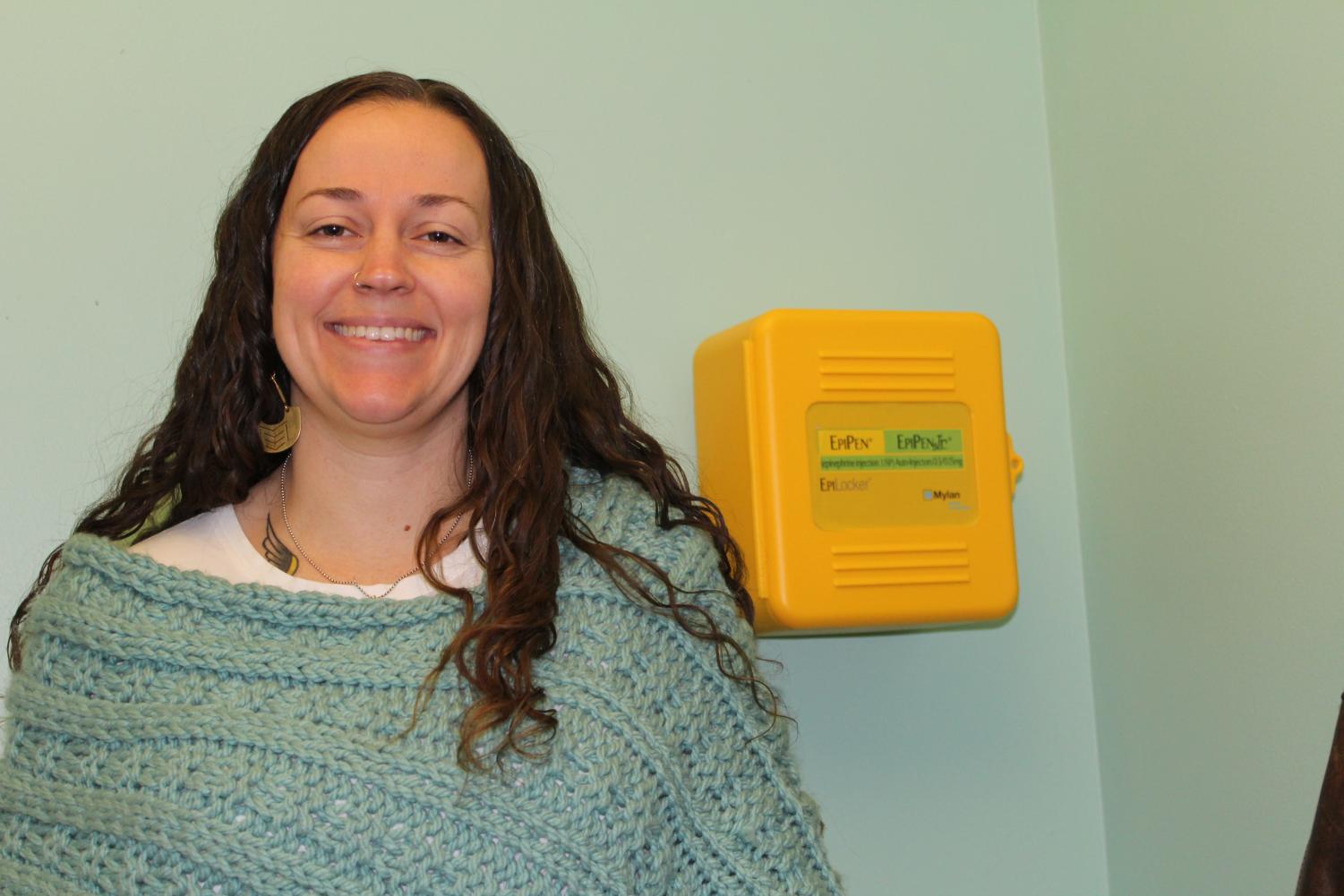 Today is Nurse Tori Labuhn's last day. She is leaving CHS after seven years to work a part time job at 'Our House'.