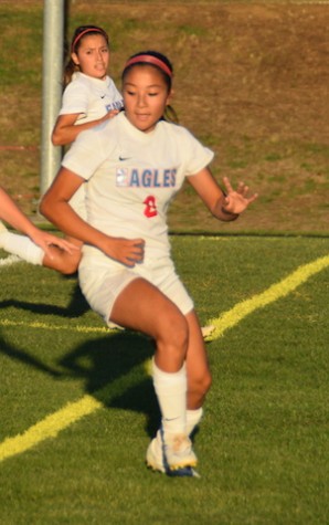 Uyeda on the soccer field. 