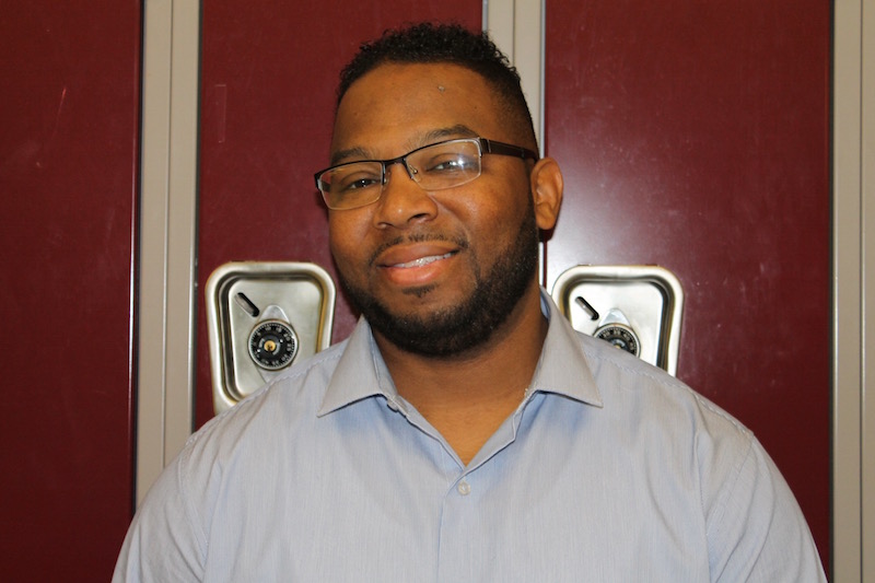 REAP coordinator Daniel Shelton is located in the counseling center.
