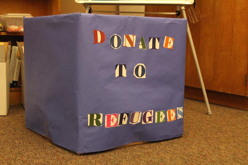 Students can donate their items to this box