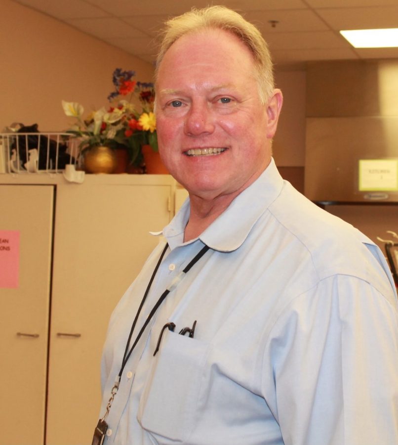 Mark Porterfield, Assistant Principal - 1974 Graduate.  He plans to leave Centennial in July.