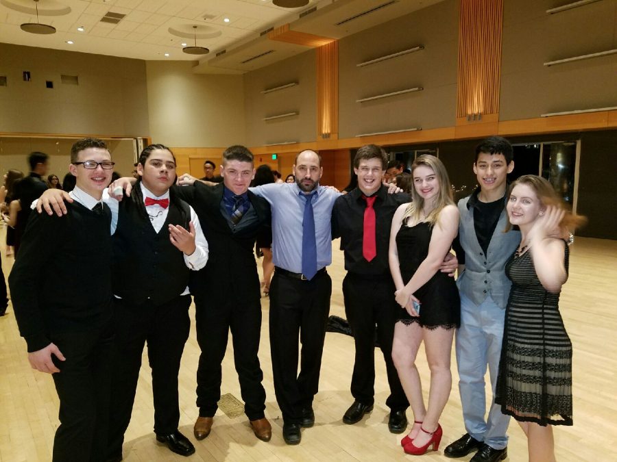 Bailey Sparks, Ihe Gonzales, Baseem Saad, Assistant Wrestling Coach Ehren Schneider, Alex Apling, Megan Cannard, Alejandro Carrillo, and Madison Seigler are all part of the family that Saad will miss. 