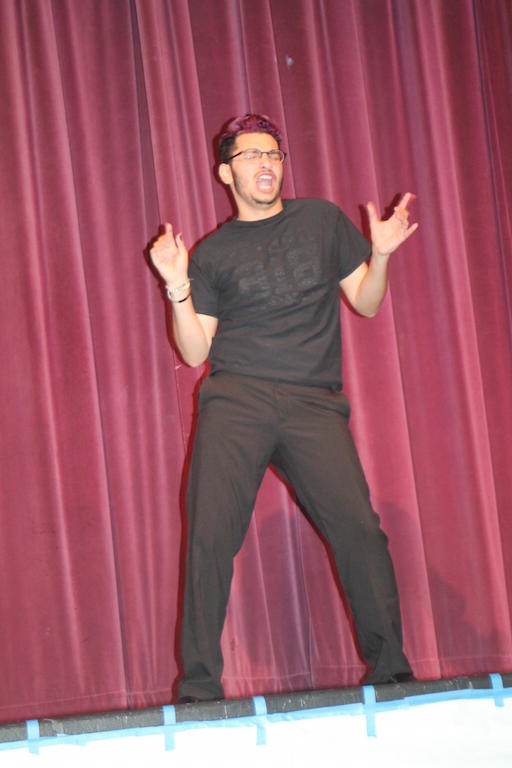 Antonio Gilson performs in last years Mr. Centennial during Eagle Fest.  The Mr. Centennial event has been canceled this year because of low participation.