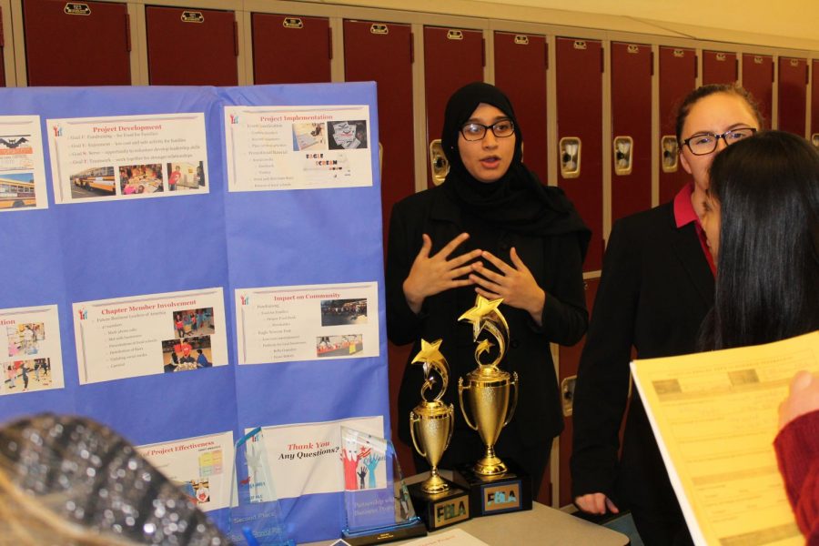 Students Show Class Project To Parents At Eagle Expo Last Year