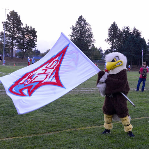 This Elmer Eagle costume has been replaced and there is a bit of turmoil in how this all came about.
