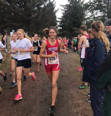 Senior Maddie McHone competes at Camp Rilea in Warrenton earlier this month.