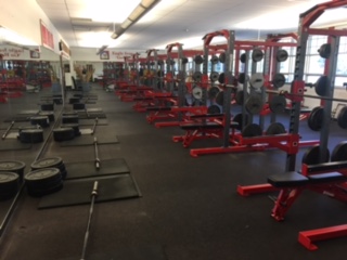 The weight room undergoes extensive remodel.  Luke Franzke was proud of how it turned out.