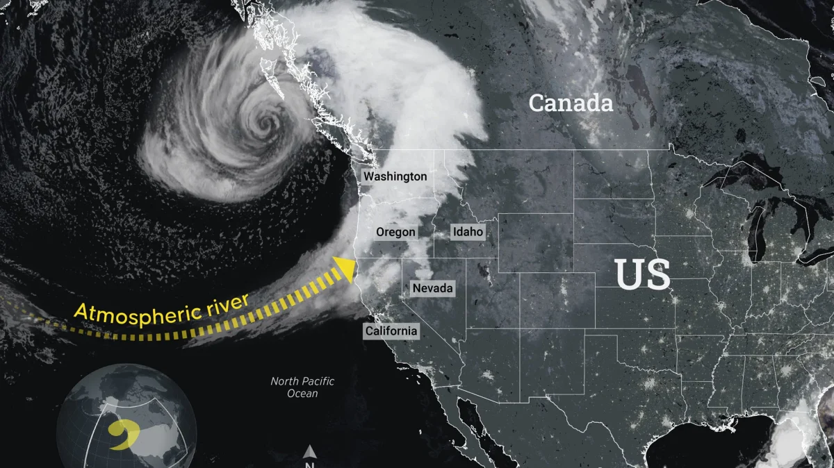 Bomb Cyclone Hits Oregon